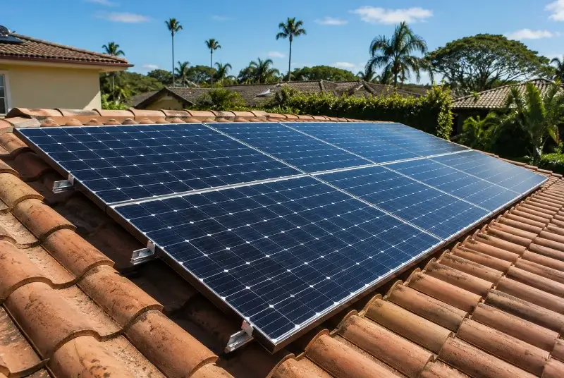 Installation de panneaux solaires à Pontaix